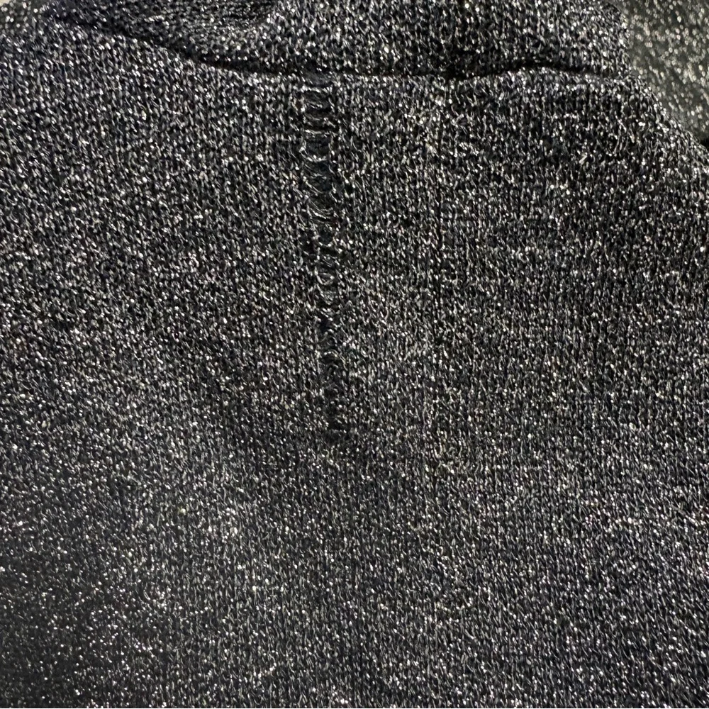 J. Crew Black Sparkle Turtleneck Sweater